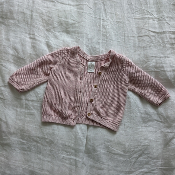 Pink Baby Cardigan - Picture 1 of 3